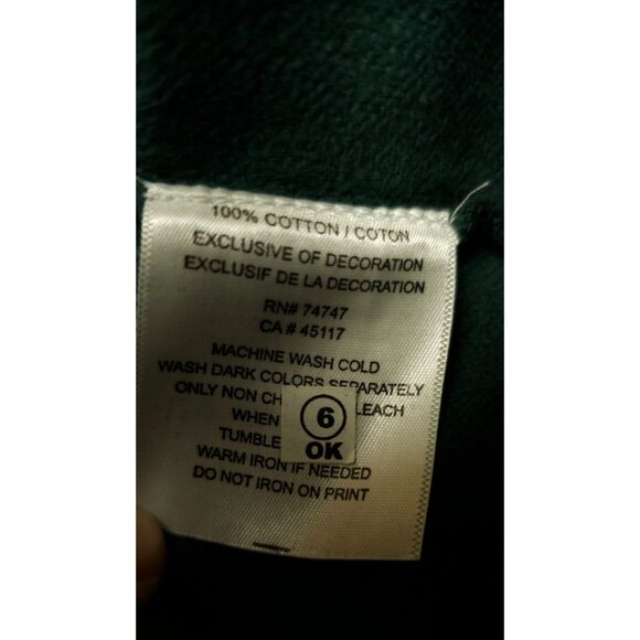 Ascend Mens Medium Green Canvas Textured 1/4 Zip Heavyweight Long Sleeve Shirt - Picture 13 of 13